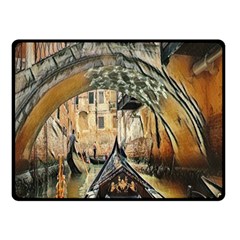 Art Venice Channel Double Sided Fleece Blanket (small)  by ConteMonfrey