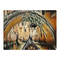 Art Venice Channel Double Sided Flano Blanket (mini)  by ConteMonfrey