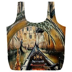 Art Venice Channel Full Print Recycle Bag (xxxl) by ConteMonfrey