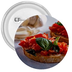 Beautiful Bruschetta - Italian Food 3  Buttons by ConteMonfrey