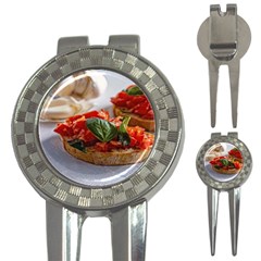 Beautiful Bruschetta - Italian Food 3-in-1 Golf Divots by ConteMonfrey