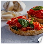 Beautiful Bruschetta - Italian Food Canvas 16  x 16  15.2 x15.41  Canvas - 1