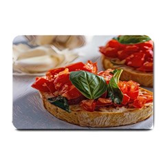 Beautiful Bruschetta - Italian Food Small Doormat  by ConteMonfrey