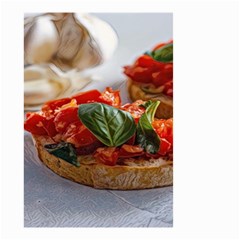 Beautiful Bruschetta - Italian Food Small Garden Flag (two Sides) by ConteMonfrey