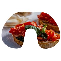 Beautiful Bruschetta - Italian Food Travel Neck Pillow by ConteMonfrey