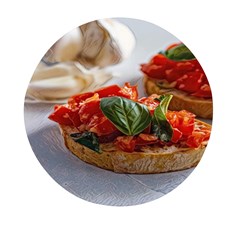 Beautiful Bruschetta - Italian Food Mini Round Pill Box (pack Of 3) by ConteMonfrey