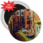 Venice Canals Art   3  Magnets (10 pack)  Front