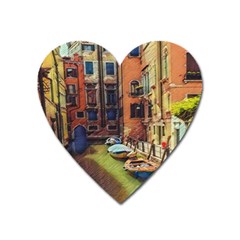 Venice Canals Art   Heart Magnet by ConteMonfrey