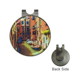 Venice Canals Art   Hat Clips With Golf Markers by ConteMonfrey