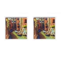 Venice Canals Art   Cufflinks (square) by ConteMonfrey