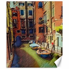 Venice Canals Art   Canvas 8  X 10  by ConteMonfrey