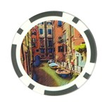 Venice Canals Art   Poker Chip Card Guard Front