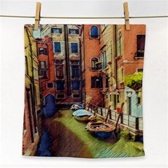 Venice Canals Art   Face Towel by ConteMonfrey