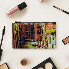 Venice Canals Art   Cosmetic Bag (small) by ConteMonfrey