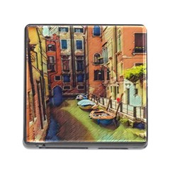 Venice Canals Art   Memory Card Reader (square 5 Slot) by ConteMonfrey