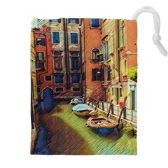 Venice Canals Art   Drawstring Pouch (5xl) by ConteMonfrey