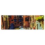 Venice Canals Art   Banner and Sign 6  x 2  Front