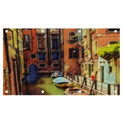 Venice Canals Art   Banner And Sign 7  X 4  by ConteMonfrey