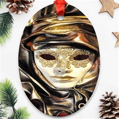 Artistic Venetian Mask Ornament (oval) by ConteMonfrey