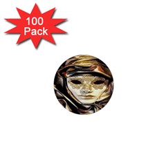 Artistic Venetian Mask 1  Mini Buttons (100 Pack)  by ConteMonfrey