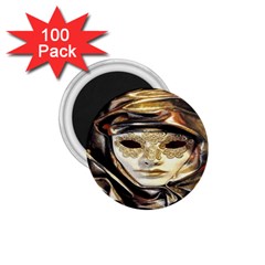 Artistic Venetian Mask 1 75  Magnets (100 Pack)  by ConteMonfrey