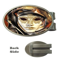 Artistic Venetian Mask Money Clips (oval)  by ConteMonfrey