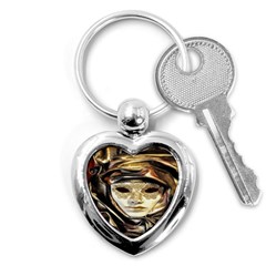 Artistic Venetian Mask Key Chain (heart) by ConteMonfrey