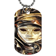 Artistic Venetian Mask Dog Tag (one Side) by ConteMonfrey