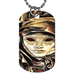 Artistic Venetian Mask Dog Tag (One Side) Front