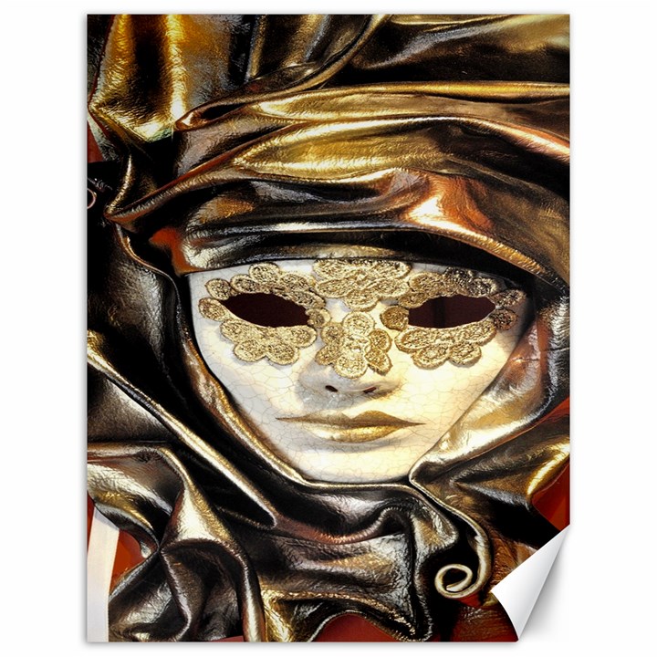 Artistic Venetian Mask Canvas 12  x 16 