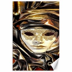 Artistic Venetian Mask Canvas 24  X 36  by ConteMonfrey