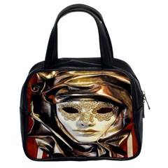 Artistic Venetian Mask Classic Handbag (two Sides) by ConteMonfrey