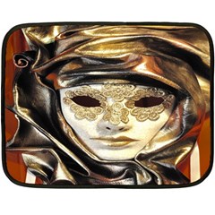 Artistic Venetian Mask Double Sided Fleece Blanket (mini)  by ConteMonfrey