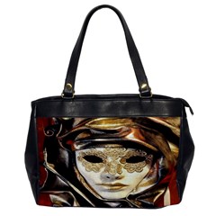 Artistic Venetian Mask Oversize Office Handbag by ConteMonfrey