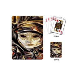 Artistic Venetian Mask Playing Cards Single Design (mini) by ConteMonfrey