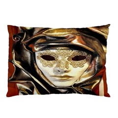 Artistic Venetian Mask Pillow Case (two Sides) by ConteMonfrey