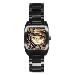 Artistic Venetian Mask Stainless Steel Barrel Watch by ConteMonfrey