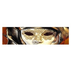 Artistic Venetian Mask Oblong Satin Scarf (16  X 60 ) by ConteMonfrey