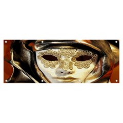 Artistic Venetian Mask Banner And Sign 8  X 3  by ConteMonfrey