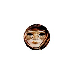 Venetian Mask 1  Mini Magnets by ConteMonfrey