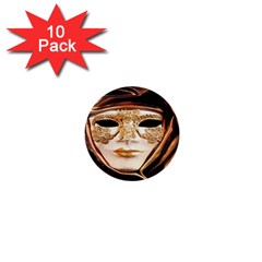 Venetian Mask 1  Mini Buttons (10 Pack)  by ConteMonfrey