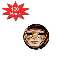 Venetian Mask 1  Mini Buttons (100 Pack)  by ConteMonfrey