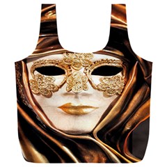 Venetian Mask Full Print Recycle Bag (xxl) by ConteMonfrey