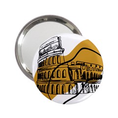 Colosseo Draw Silhouette 2 25  Handbag Mirrors by ConteMonfrey