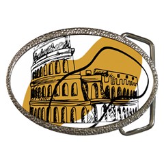 Colosseo Draw Silhouette Belt Buckles by ConteMonfrey