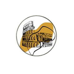 Colosseo Draw Silhouette Hat Clip Ball Marker by ConteMonfrey