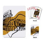 Colosseo Draw Silhouette Playing Cards Single Design (Rectangle) Back