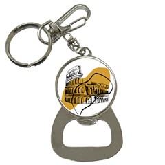 Colosseo Draw Silhouette Bottle Opener Key Chain by ConteMonfrey