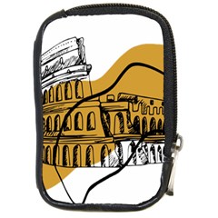 Colosseo Draw Silhouette Compact Camera Leather Case by ConteMonfrey