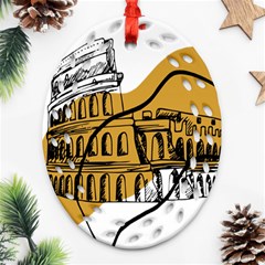 Colosseo Draw Silhouette Ornament (oval Filigree) by ConteMonfrey